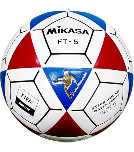 Amazon | Mikasa FT-5 FIFAボール 大人用 ユニ ホワイト/レッド